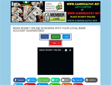Tablet Screenshot of earnrealpay.net